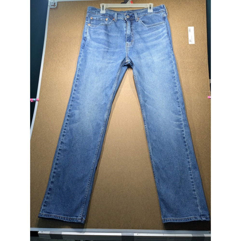 Levis 505 Regular Fit Straight Leg Jeans Medium Wash Blue 34x34 00505-1994